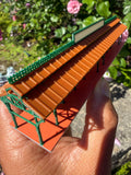 COLOR Miniature N-Scale World Victorian Main Street Station Platform 1:150 Model