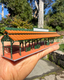 COLOR Miniature N-Scale World Victorian Main Street Station Platform 1:150 Model