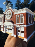 COLOR Miniature HO-Scale Radiator Route 66 Courthouse Springs Red’s Building Assembled 1:87  by Gold Rush Bay