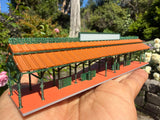COLOR Miniature N-Scale World Victorian Main Street Station Platform 1:150 Model