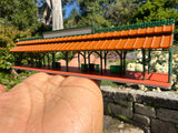 COLOR Miniature N-Scale World Victorian Main Street Station Platform 1:150 Model