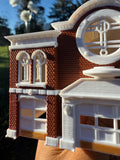 COLOR Miniature HO-Scale Radiator Route 66 Courthouse Springs Red’s Building Assembled 1:87  by Gold Rush Bay