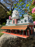 COLOR HO Scale Detailed Miniature World Main Street Victorian Station Platform 12 inches