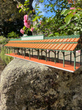 COLOR HO Scale Detailed Miniature World Main Street Victorian Station Platform 12 inches