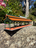 COLOR HO Scale Detailed Miniature World Main Street Victorian Station Platform 12 inches