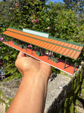 COLOR HO Scale Detailed Miniature World Main Street Victorian Station Platform 12 inches