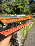 COLOR HO Scale Detailed Miniature World Main Street Victorian Station Platform 12 inches