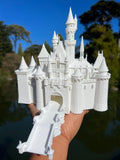 Miniature Neuschwanstein Sleeping Castle Miniature #40 White N-Scale Fantasy Theme Beauty!