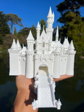 Miniature Neuschwanstein Sleeping Castle Miniature #40 White N-Scale Fantasy Theme Beauty!