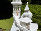 HO-Scale Miniature “Bishop's Palace” Victorian House (1:87 Scale)