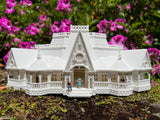 Gold Rush Bay Miniature #28 Victorian Carnation Gardens Restaurant HO-Scale1:87 Assembled Including INTERIORS