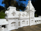 Miniature Victorian #36 Main Street Station Depot HO Gauge Scale 1:87 Model