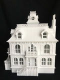 Miniature HO Scale Victorian Mansion French Empire House Architecture