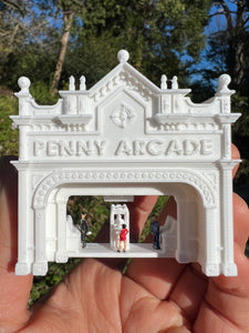 Gold Rush Bay N-Scale Main Street Penny Arcade Shop House Facade Victorian Built 1:160