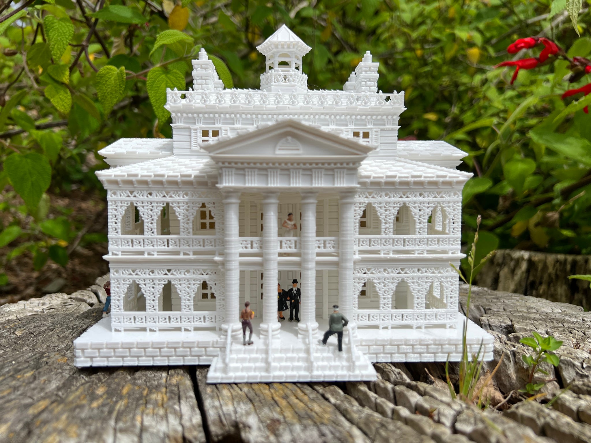 Southern Mansion Mansion House Dollhouse Wooden House 