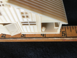 N-Scale Miniature Old West Barn 1:160 Wood Color Livery Stable Assembled Built