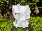 Small Miniature #38 Magical White N-Scale Sanderson Sisters’ Witch Cottage from Salem House