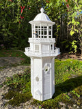 N Scale Miniature Victorian Lighthouse Tower 1:160 White