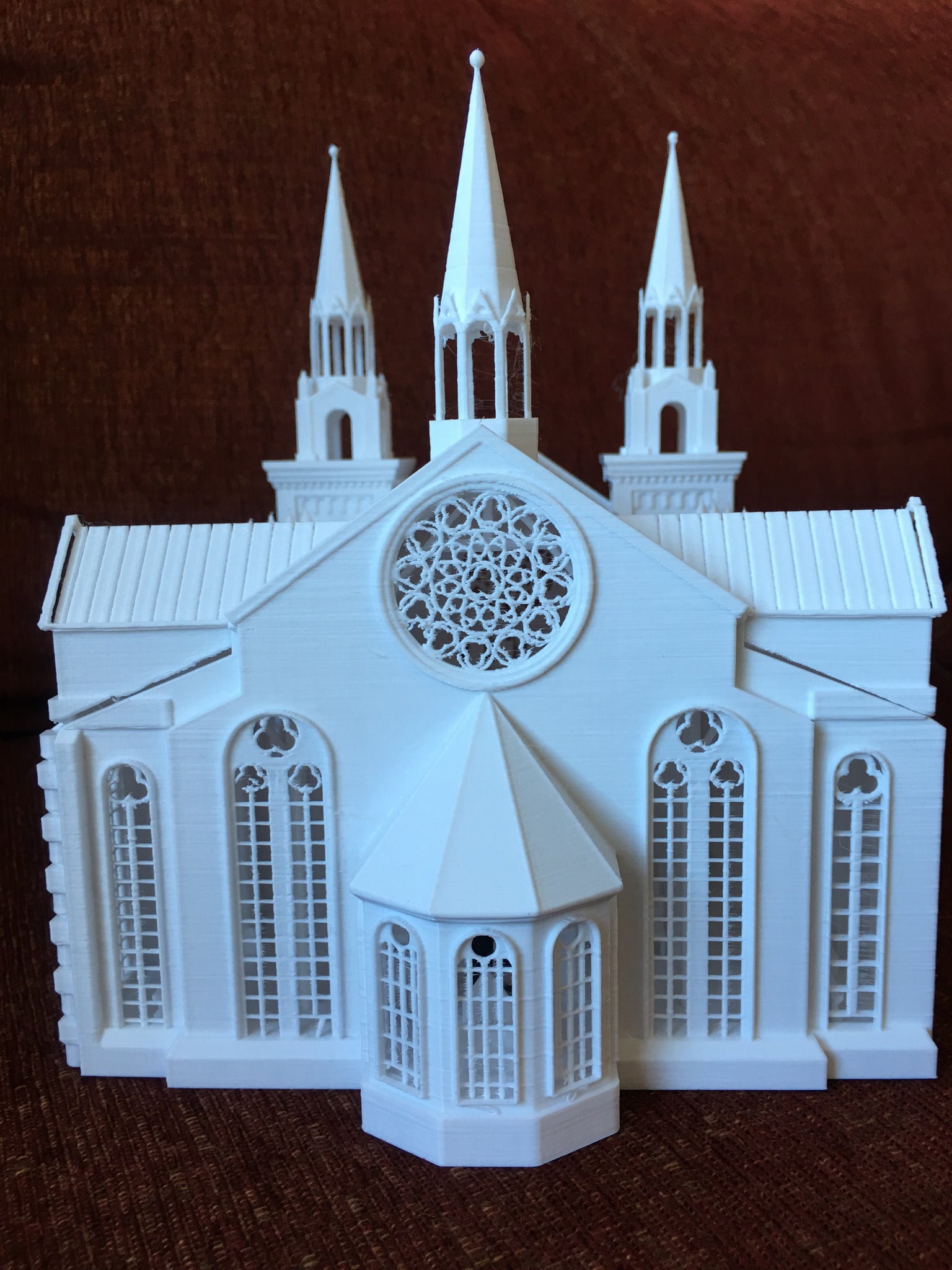 Miniature White Church Assembled with Interiors Gothic Cathedral – Gold ...