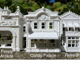 Gold Rush Bay HO-Scale Main Street Candy Palace Store w/Interiors Victorian Built 1:87