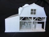 Miniature HO Scale Old West #5 Frontier Blacksmith Shop Built Includes Interiors