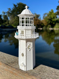 HO Scale Miniature Victorian Lighthouse Tower 1:87 White