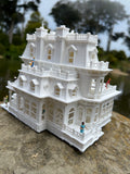 HO-Scale Victorian Miniature #14 Captain Hightower Mansion 1:87 White w/INTERIORS