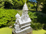 HO-Scale Miniature “Bishop's Palace” Victorian House (1:87 Scale)