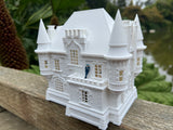 Gold Rush Bay Miniature Château Sams French Mansion 1:87(HO-Scale) House Assembled & Built