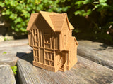 Miniature #38 Magical HO-Scale Sanderson Sisters’ Brown Witch Cottage from Salem House Including Interiors