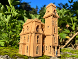HO-Scale Brown Miniature #37 Addams Family Mansion Wednesday Victorian House 1/87 Built