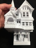 Gold Rush Bay HO-Scale Victorian Miniature #16 Sir George Mansion 1:87 Including Interiors