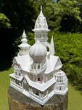 HO-Scale Miniature “Bishop's Palace” Victorian House (1:87 Scale)