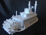 Extra Large (28 mm Scale) “The Riverbelle” - Miniature Old West Steamboat Paddlewheeler Riverboat