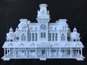 Miniature Victorian Train Station Depot HO Gauge Scale 1:87 Assembled Built Game