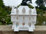 Gold Rush Bay Miniature Château Sams French Mansion 1:87(HO-Scale) House Assembled & Built