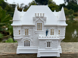 Gold Rush Bay Miniature Château Sams French Mansion 1:87(HO-Scale) House Assembled & Built