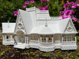 Gold Rush Bay Miniature #28 Victorian Carnation Gardens Restaurant HO-Scale1:87 Assembled Including INTERIORS