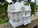 Gold Rush Bay Miniature Château Sams French Mansion 1:87(HO-Scale) House Assembled & Built