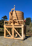 HO-Scale Brown Hootersville Water Tower Petticoat Junction Miniature 1/87 Built & Assembled