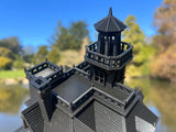 Miniature HO Scale Black Practical Witch Magic Victorian House Built Black