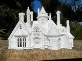 Small N-Scale Tudor Hall White 1:160 Miniature Model by Gold Rush Bay