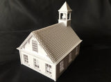 Miniature N-Scale Schoolhouse Train Model Assembled Victorian #11
