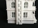 Miniature HO Scale Victorian Mansion French Empire House Architecture