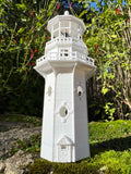 N Scale Miniature Victorian Lighthouse Tower 1:160 White