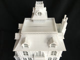 Miniature HO Scale Victorian Mansion French Empire House Architecture