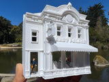 Gold Rush Bay HO-Scale Main Street Candy Palace Store w/Interiors Victorian Built 1:87