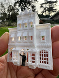 Gold Rush Bay N-Scale Main Street Jewelry Shop House Facade Victorian Built 1:160