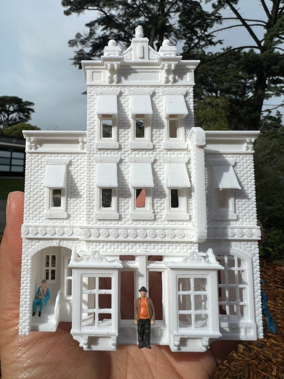 Gold Rush Bay HO-Scale Main Street Jewelry Shop House Facade Victorian Built 1:87