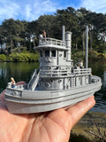 HO-Scale Ship “Victoria” Miniature Railroad Tugboat Assembled Built